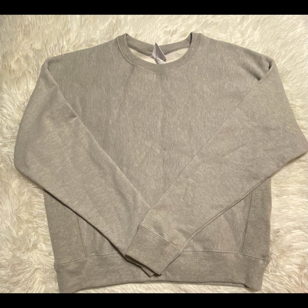 New champion reverse weave crewneck L